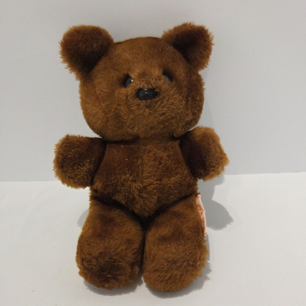 1983 Dakin Garfield’s Pooky Teddy Bear plush stuffed animal toy brown 8" vintage
